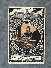 1921 Germany Martin Luther Memorial Postcard Eisenach Joseph Sattler Art 40pf picture