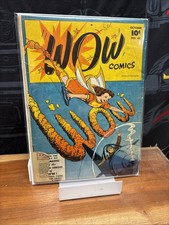 Wow Comics #48  Jack Binder Mary Marvel Cover Fawcett Pub. 1946 Gemini Shipped picture