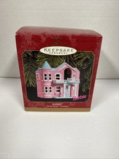 Hallmark Keepsake Ornament 1999 Barbie Dream House Handcrafted Pink NEW  picture