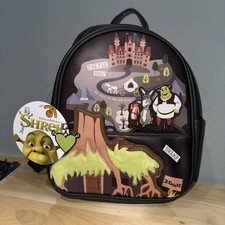Shrek Women's Faux Leather Mini Backpack, 10.5