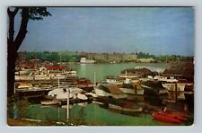 Seattle, WA-Washington, Yacht Harbor, Vintage Postcard picture