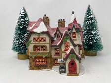 RARE RETIRED Department 56 North Pole Series 5600-6 Santa's Workshop NIB picture