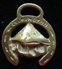 Vintage Horse Brass Medallion-Cockington Forge picture