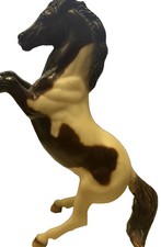 BREYER #890 CLASSIC PROMISES DARK BAY PINTO REARING STALLION picture