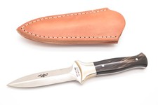 Vtg Parker American Blade Seki Japan Fukuta AUS6 Buffalo Fixed Dagger Knife picture