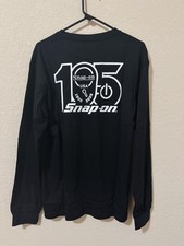 snap-on tools NEW t shirt Black Long Sleeve Anniversary Size Large snap on picture