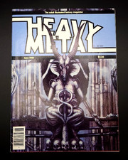 Heavy Metal Magazine June 1980 #39 H.R. Giger Necronomicon Cover Vintage Fantasy picture