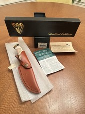 Buck 191 Zipper CJ Buck 2002 Elk Antler Limited Edition 233/250 Knife Box - NOS picture