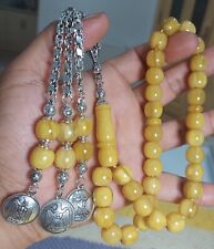 old bacalite amber faturan 11*12 mm beaitiful 33 beads rosary picture