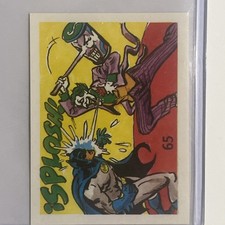 Vintage Batman Joker Sticker #65 Spanish Comic Art SPLASH DC Superhero picture