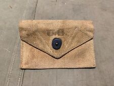 ORIGINAL WWII US ARMY M1942 FIRST AID CARLISLE BANDAGE CARRY POUCH-OD#3 picture