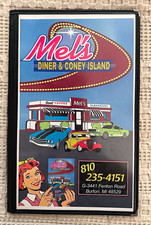 Vintage Mel's Diner & Coney Island Restaurant Menu Board - Burton, MI - 1990’s picture