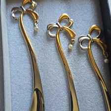 Mikimoto International Cutlery Set Of 5 JPN Exclusive Rare Jewelry Brand Model V picture