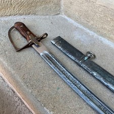 Cavalry Saber Ludwikowka wz34 with Scabbard Engraved Vintage Look Patina picture