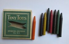 VTG. TINY TOTS DRAWING CRAYONS No.44 - ARTISTA WATER COLORS - BINNEY & SMITH NOS picture