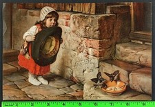 Vintage 1908 Pabst Malt Tonic Quack Art Advertisement Girl Tries to Trap Birds  picture