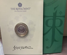 JRR Tolkien 2023 BU £2 Coin, Celebrating Tolkien, Royal Mint w/Edge Inscription picture
