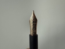 Visconti Fountain Pen Bronze Age 18k Gold Factory Stub Nib 1.3mm picture