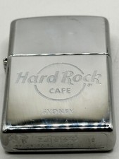 Vintage 2016 Hard Rock Cafe Sydney High Polish Chrome Zippo Rare picture