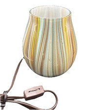 INTERTEK, Hand Blown Art Glass, Encased, Electric Lamp Nite Light, 6