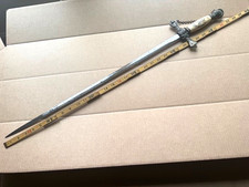 Antique Knights Templar Sword-NO- Scabbard – Masonic Fraternal Collectible picture