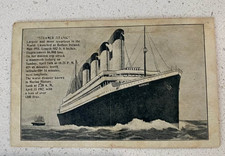 1912 Titanic Postcard Australian Issue Never Used Rare picture