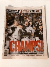 Chicago White Sox 2005 World Series Champs Chicago Sun-Times Newspaper picture