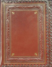 Tooled Leather Portfolio with 2 Inside Pouches - Italy - Vintage picture