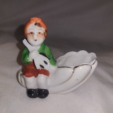 1950s Made In Japan Porcelain Toothpick or Match Holder picture