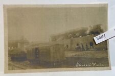 EARLY STANDARD WORKS MT PLEASANT COKE OVENS STEAM ENGINE COAL LORRY NEW POSTCARD picture