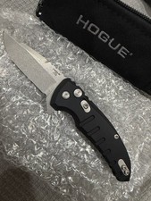 🔥Hogue X1-MF USA Made Manual Button Lock Pocketknife - Black - CPM154🔥 picture