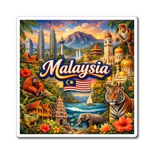 Malaysia Magnet | Culture Wildlife Souvenir Magnet picture
