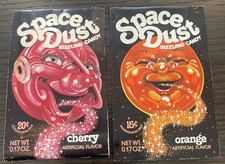 Vintage 1970’s SPACE DUST SIZZLING CANDY Lot of 2 Sealed Packs NOS picture