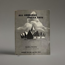 Vintage 1959 All American Indian Days Souvenir Magazine & Program Sheridan, WY picture