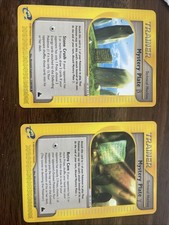 Pokemon Skyridge Mystery Plate B 134/144 & Mystery Plate Y 135/144 Lot picture