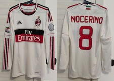 MILAN MATCH WORN FOOTBALL JERSEY N°8 NOCERINO 2012/2013 ADIDAS SHIRT FLY EMIRATES picture