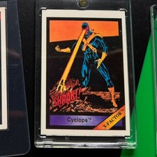RARE Cyclops 1987 Marvel Universe Series I X-Factor Comic Images Trading Card #3 picture