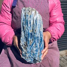 11LB Rare Natural beautiful Blue Kyanite With Quartz Crystal Specimen Healing picture