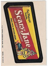 1974 Topps Original  Wacky Packages 10th Series Scary Jane picture