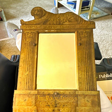 The Royal Tailors Chicago New York Advertising Mirror, Brown & Gold picture