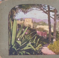 1900s StereoView Card Bardoi Villa Algiers Algeria picture