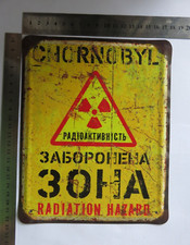 STALKER  Warning sign - Chernobyl, Radiation, travel and passage prohibited picture