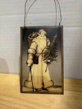 Vintage Old World Santa Claus by Mary Beth Baxter Hanging Plaque Wall Decor picture