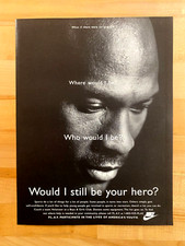 1995 Vintage Print Ad Boys and Girls Club Michael Jordan HERO picture