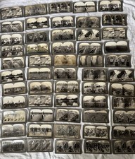 Lot Of 55 Keystone View Company Stereoview Cards Travel USA picture