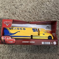 2026 Mattel Pixar Cars Cardrey Wong Dinoco 51 Cruz Ramirez Hauler 20th picture