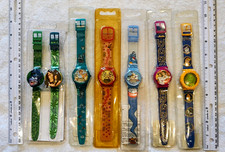 VINTAGE 1990s DISNEY WATCH COLLECTION — 7 WATCHES / 6 SEALED PACKAGES picture