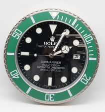 Rolex Submariner Date Green Kermit Display Wall Clock picture