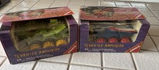 2 Buddy L Terrifier Amphibian 1985 New Old Stock Green Amphibian and Water Hawk picture