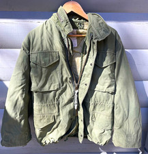 Vintage 1979 US Army M-1965 M-65 Field Jacket OG-107 Quilted Liner Small USA picture